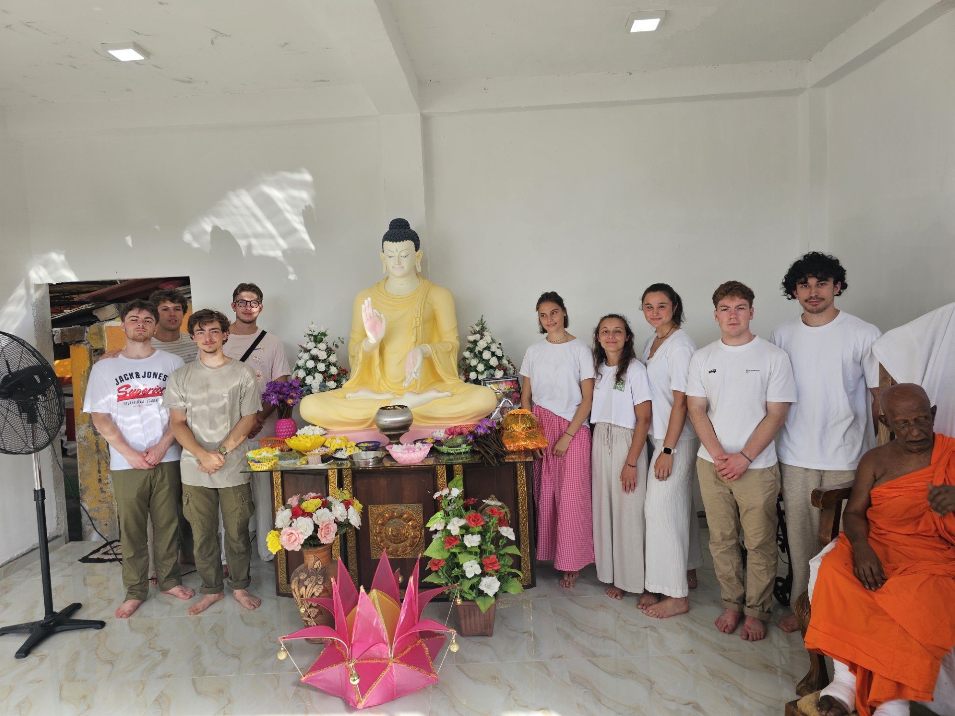 At the Temple ceremony
