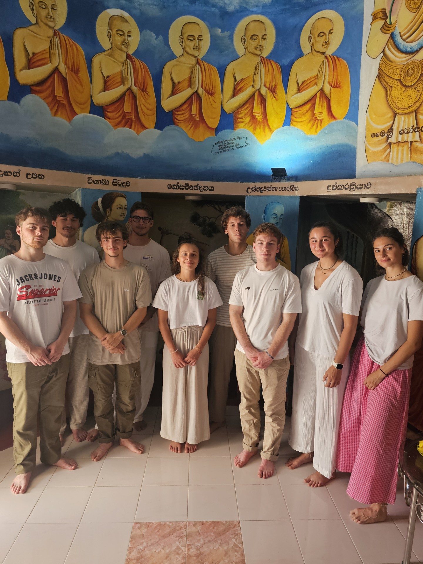 Full Moon Day at the Village Temple