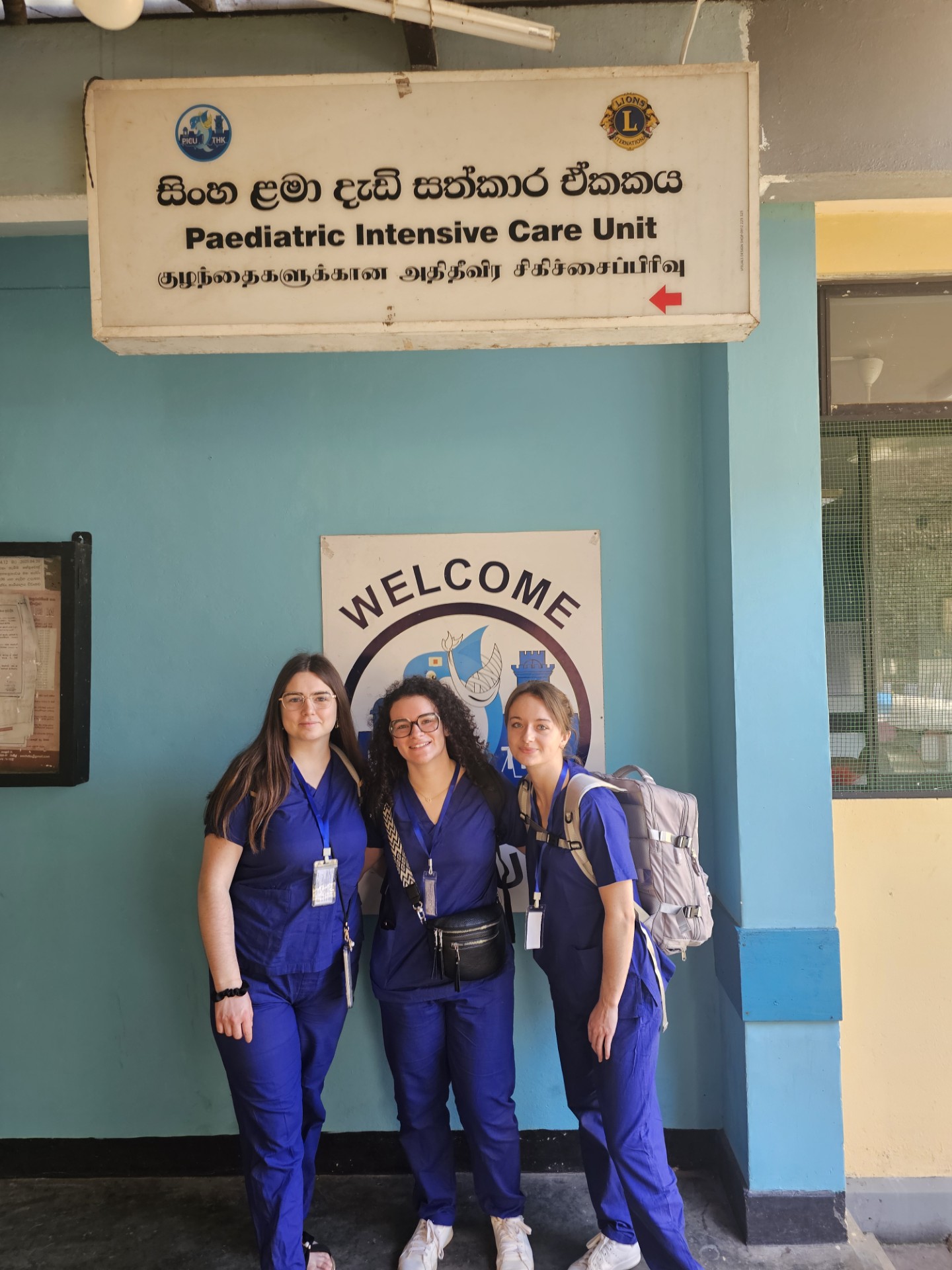 Nursing Internship students at the National Hospital