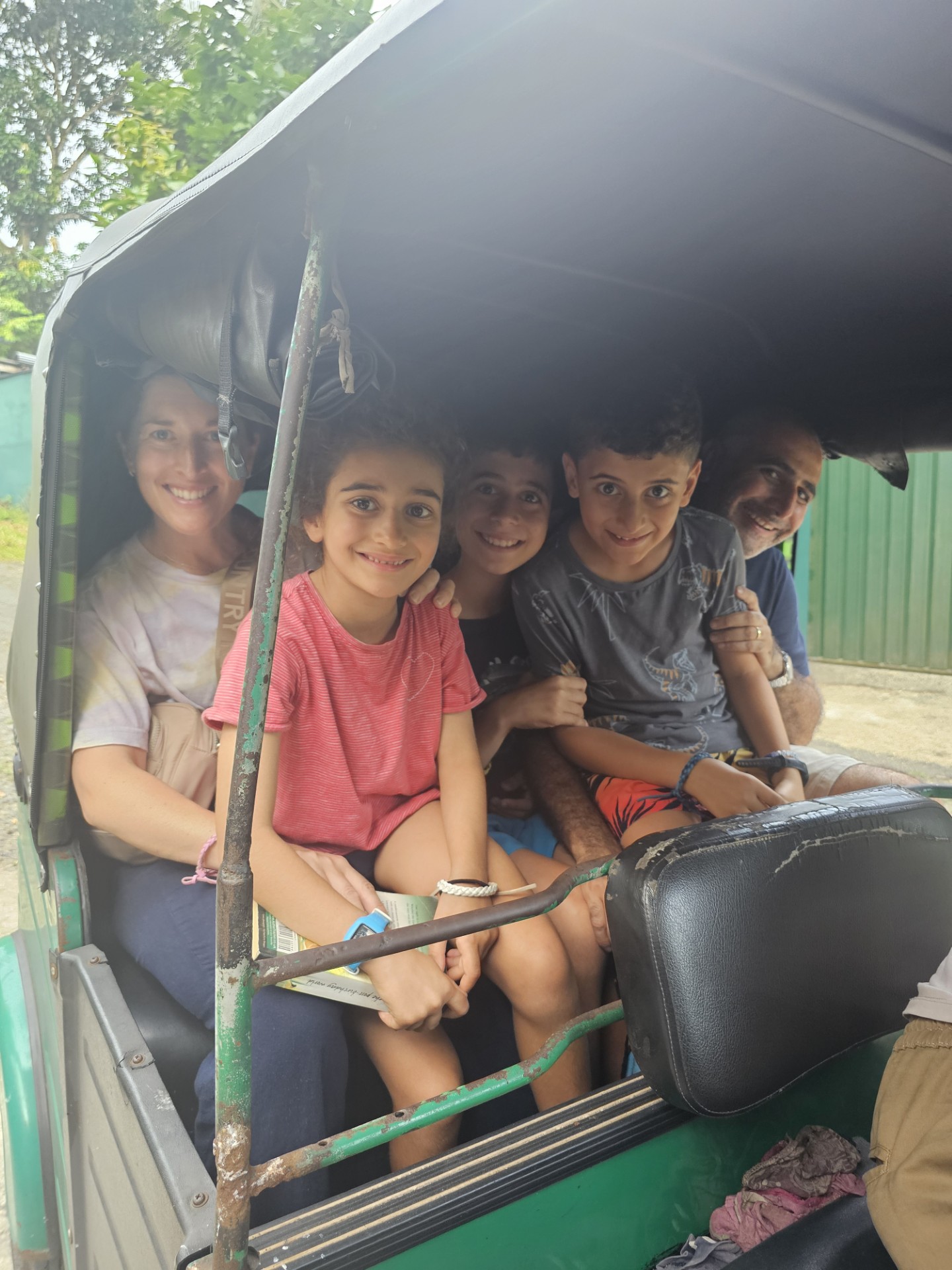 Emma Wigan with Michael & Kids Joseph (11) Charles (9) & Rose (4)