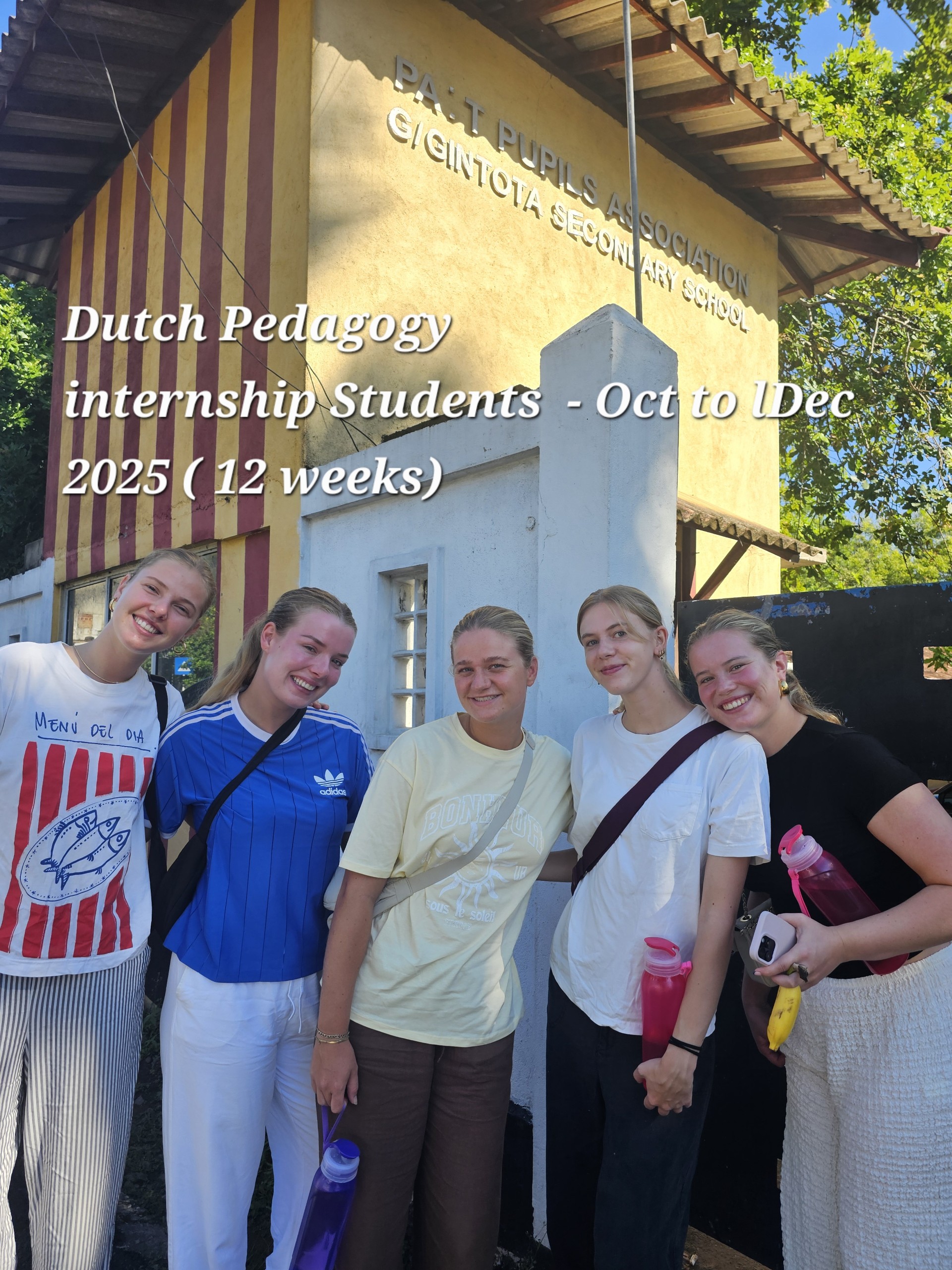 Pedagogy Internship Students